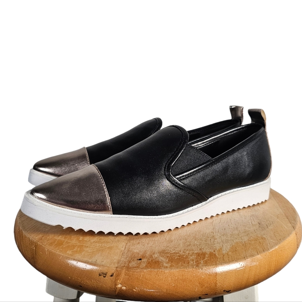 Karl Lagerfeld Caralee Cap Toe Slip On Loafer Size 8.5
